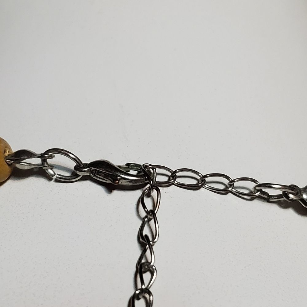 Blue & Tan Necklace - Picture 4 of 4